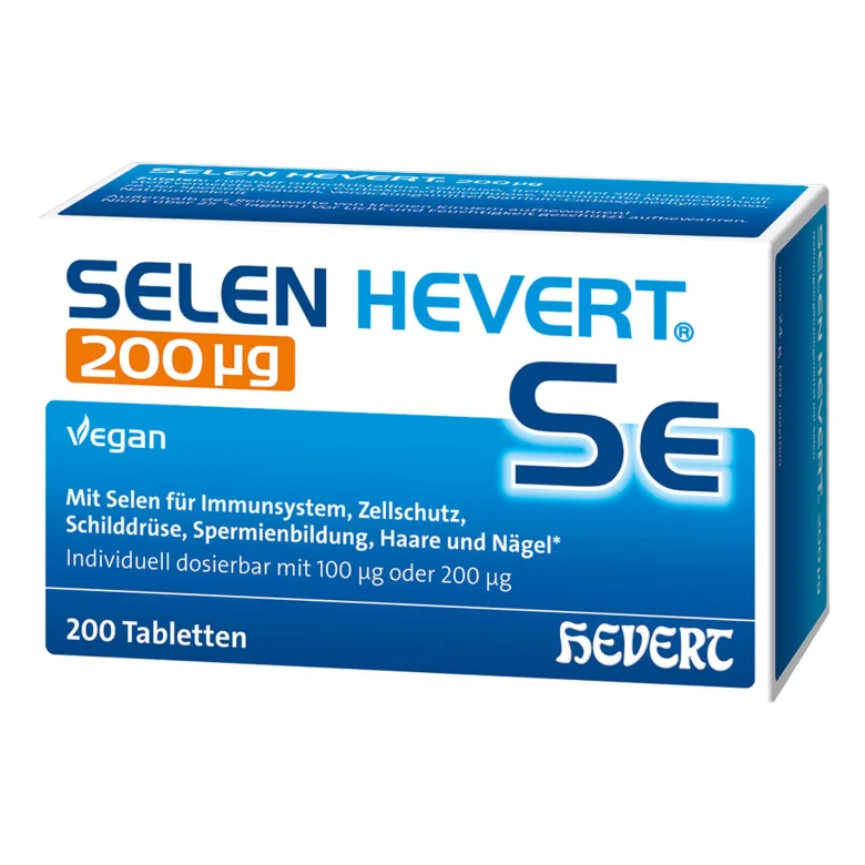 Selen Hevert 200 µg Tabletten, 200 St