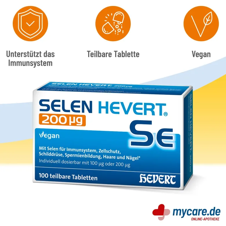 Selen Hevert 200 µg Tabletten, 100 St