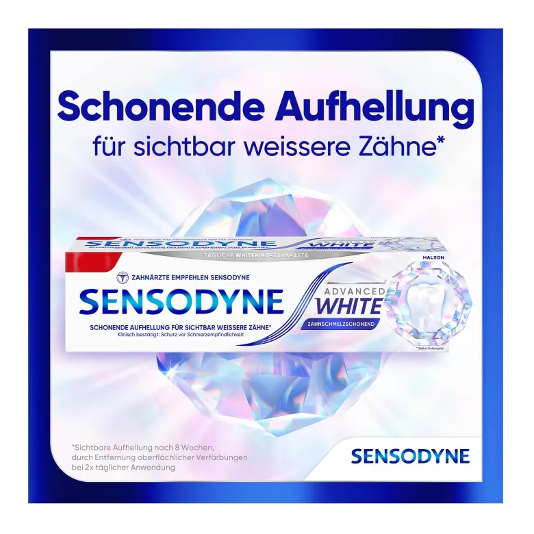 Sensodyne Advanced White Zahnpasta, 75 ml