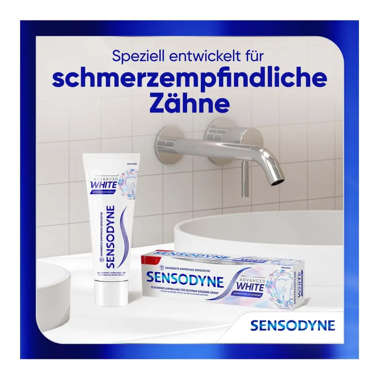 Sensodyne Advanced White Zahnpasta, 75 ml