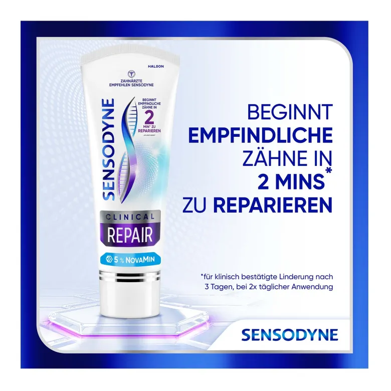 Sensodyne Clinical Repair Zahnpasta, 75 ml