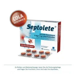 Septolete Cola 3 mg / 1 mg Lutschtabletten, 16 St