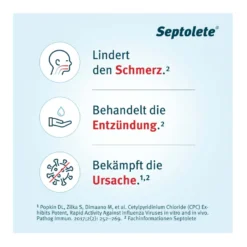 Septolete Cola 3 mg / 1 mg Lutschtabletten, 16 St