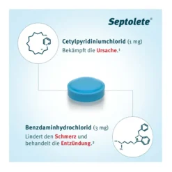 Septolete Eukalyptus 3 mg / 1 mg Lutschtabletten, 16 St