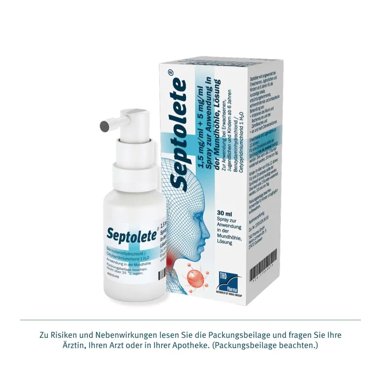 Septolete 1,5 mg/ml + 5 mg/ml Spray, 30 ml