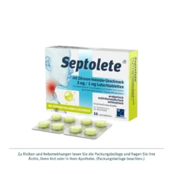 Septolete Zitrone-Holunder 3 mg/1 mg Lutschtabletten, 16 St