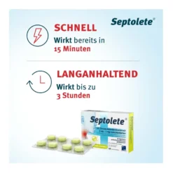 Septolete Zitrone-Holunder 3 mg/1 mg Lutschtabletten, 16 St