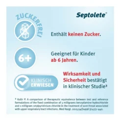 Septolete Zitrone-Holunder 3 mg/1 mg Lutschtabletten, 16 St
