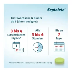 Septolete Zitrone-Holunder 3 mg/1 mg Lutschtabletten, 16 St
