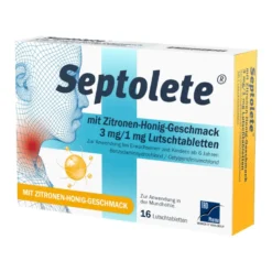 Septolete Zitrone-Honig 3 mg/1 mg Lutschtabletten, 16 St