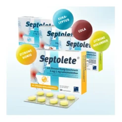 Septolete Zitrone-Honig 3 mg/1 mg Lutschtabletten, 16 St