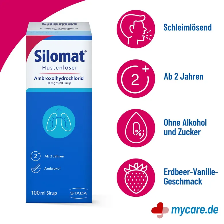 Silomat Hustenlöser Ambroxolhydrochlorid 30 mg/5 ml Sirup, 100 ml