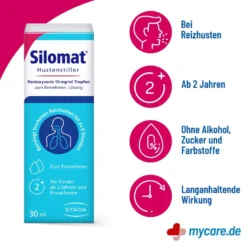 Silomat Hustenstiller Pentoxyverin 19 mg/ml Tropfen, 30 ml