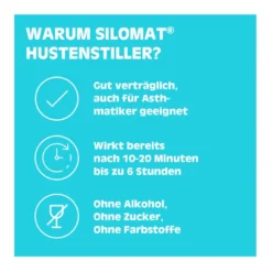 Silomat Hustenstiller Pentoxyverin 1,35 mg/ml Saft, 100 ml