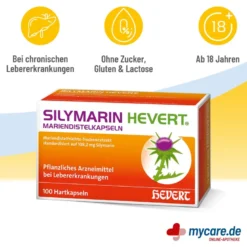 Silymarin Hevert Mariendistelkapseln, 100 St