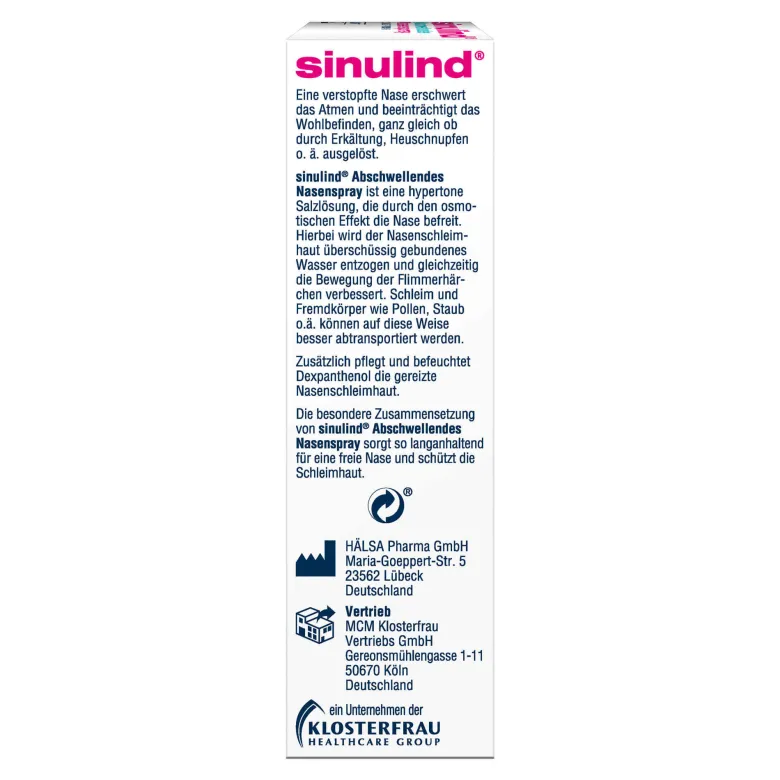 Sinulind Abschwellendes Nasenspray, 15 ml