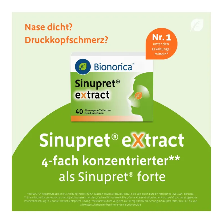 Sinupret forte Überzogene Tabletten, 50 St