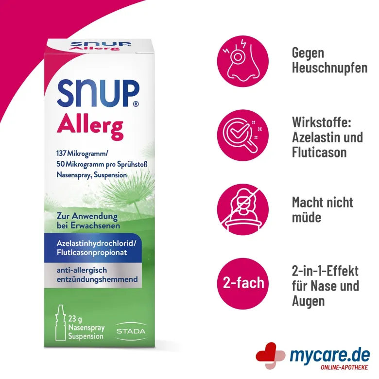 Snup Allerg Nasenspray bei Heuschnupfen und Pollenallergie, 23 g