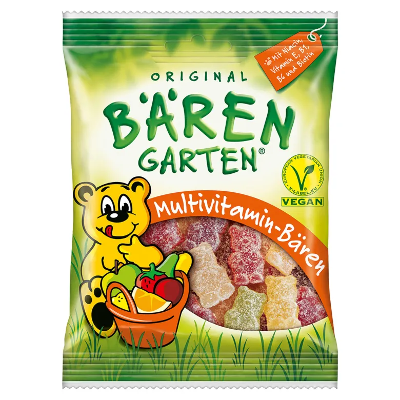 Soldan Bärengarten vegane Multivitamin-Bären zuckerhaltig, 125 g