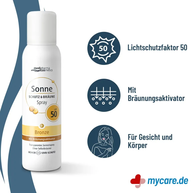 Sonne Schutz & Bräune LSF 50 Aerosol-Spray, 150 ml