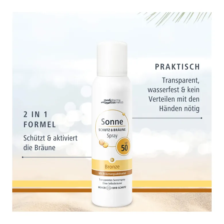 Sonne Schutz & Bräune LSF 50 Aerosol-Spray, 150 ml