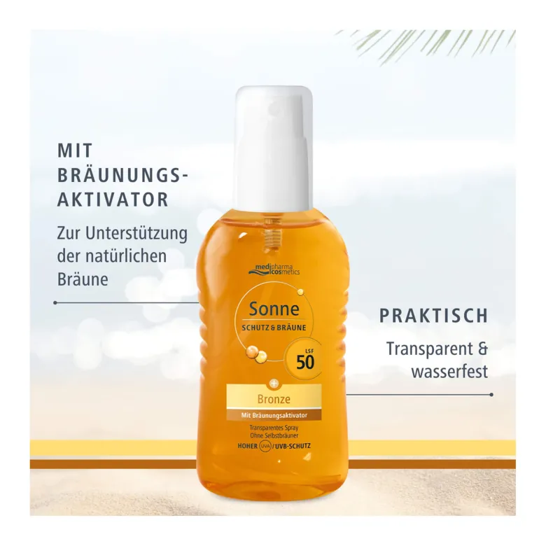 Sonne Schutz & Bräune LSF 50 Pumpspray, 200 ml