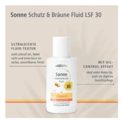 Sonne Schutz & Pflege Fluid LSF30 Gesicht, 50 ml