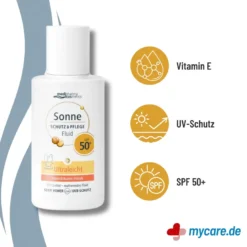 Sonne Schutz & Pflege Fluid LSF50+ Gesicht, 50 ml