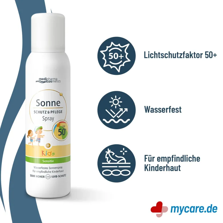 Sonne Schutz & Pflege KIDS LSF 50+ Aerosol-Spray, 150 ml