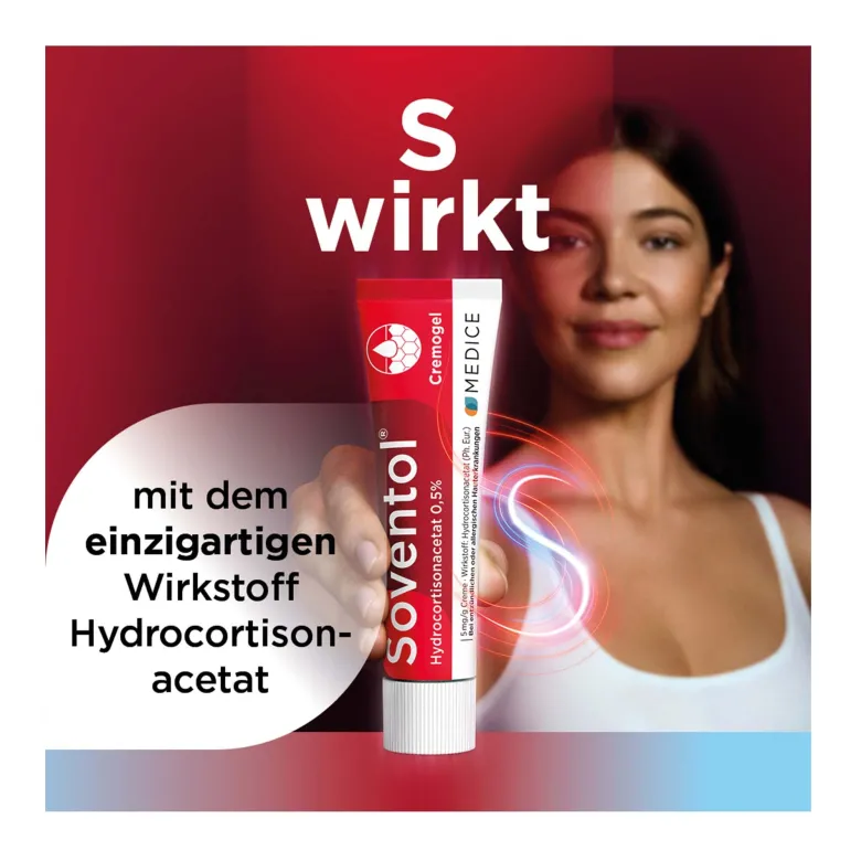 Soventol Hydrocortisonacetat 0,5 % Creme, 30 g