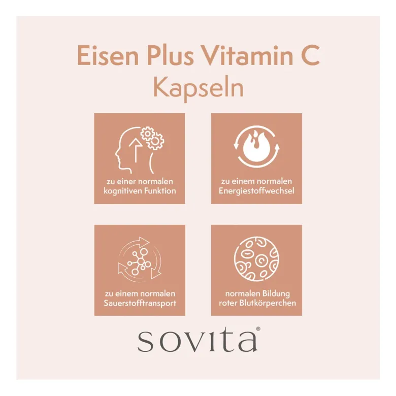 Sovita Eisen Plus Vitamin C Kapseln, 150 St