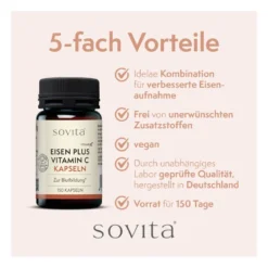 Sovita Eisen Plus Vitamin C Kapseln, 150 St