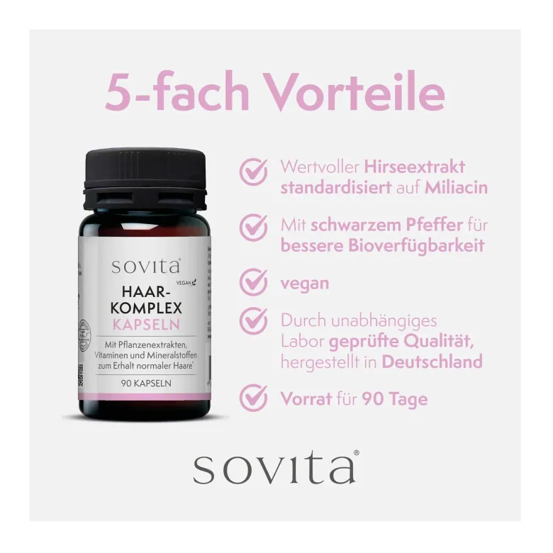 Sovita Haar-Komplex Kapseln, 90 St