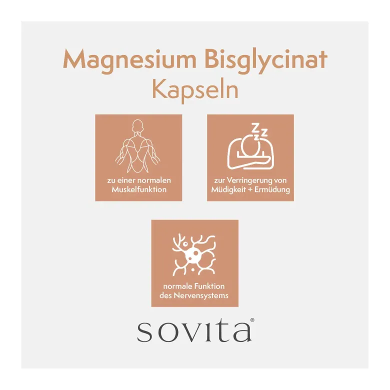 Sovita Magnesium Bisglycinat Kapseln, 120 St