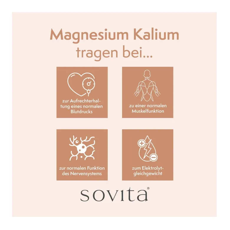 Sovita Magnesium Kalium Kapseln, 120 St