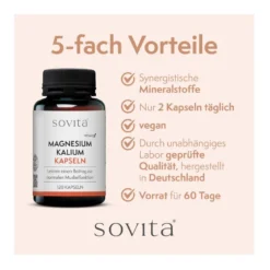 Sovita Magnesium Kalium Kapseln, 120 St