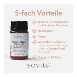 Sovita Magnesium Opti 250 Tabletten, 90 St
