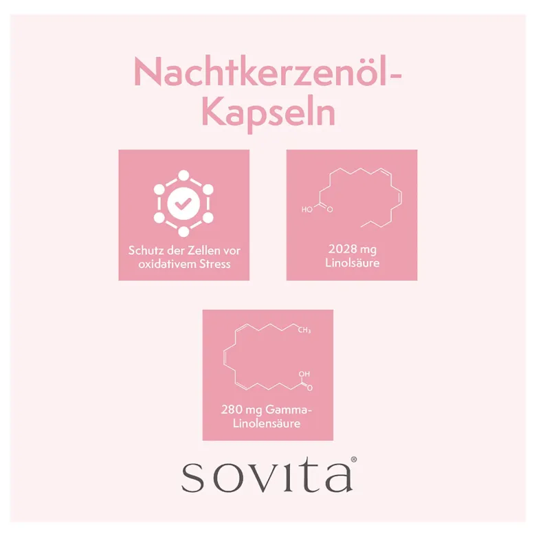 Sovita Nachtkerzenöl-Kapseln, 180 St