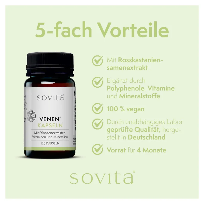 Sovita Venen Kapseln, 120 St