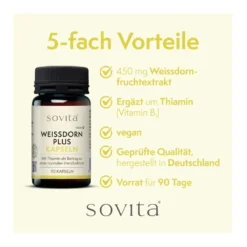 Sovita Weissdorn Plus Kapseln, 90 St