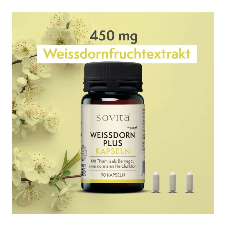 Sovita Weissdorn Plus Kapseln, 90 St