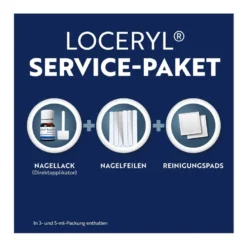 Spar-Set: Loceryl Nagellack, 2x3 ml
