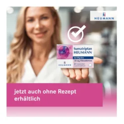 Sumatriptan Heumann bei Migräne 50 mg Filmtabletten, 2 St