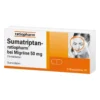 Sumatriptan-ratiopharm bei Migräne 50 mg Filmtabletten, 2 St