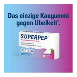 Superpep Reise Kaugummi-Dragées 20 mg, 10 St
