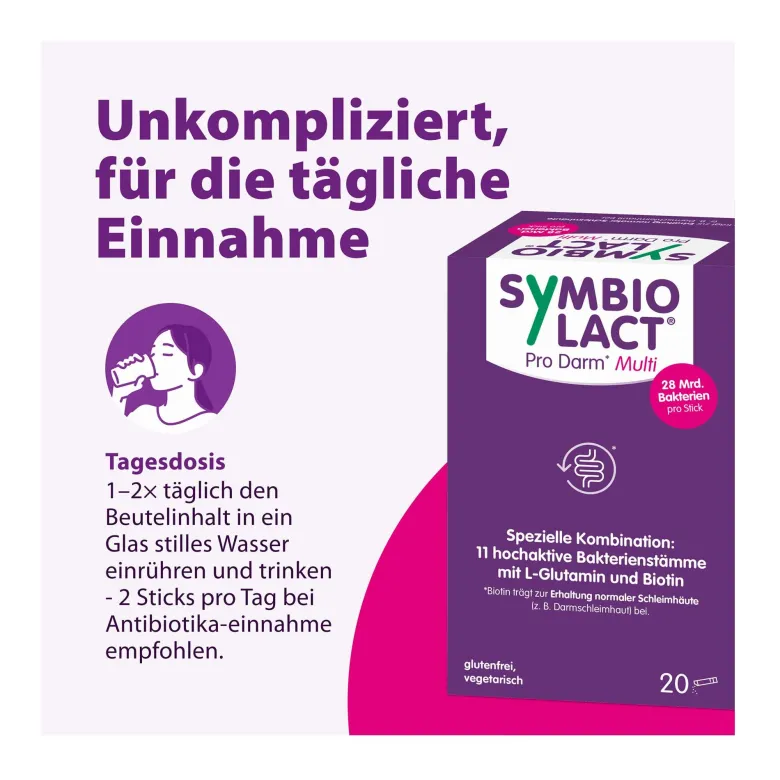 SymbioLact Pro Darm Multi Sticks, 20X6 g