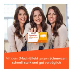 Synofen Filmtabletten mit Ibuprofen und Paracetamol, 20 St