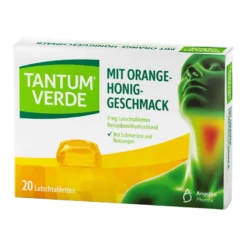 Tantum Verde 3 mg mit Orange-Honig-Geschmack Lutschtabletten, 20 St