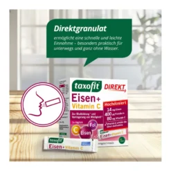 Taxofit Eisen+Vitamin C Direkt-Granulat, 20 St