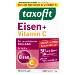 Taxofit Eisen+Vitamin C Kapseln, 40 St